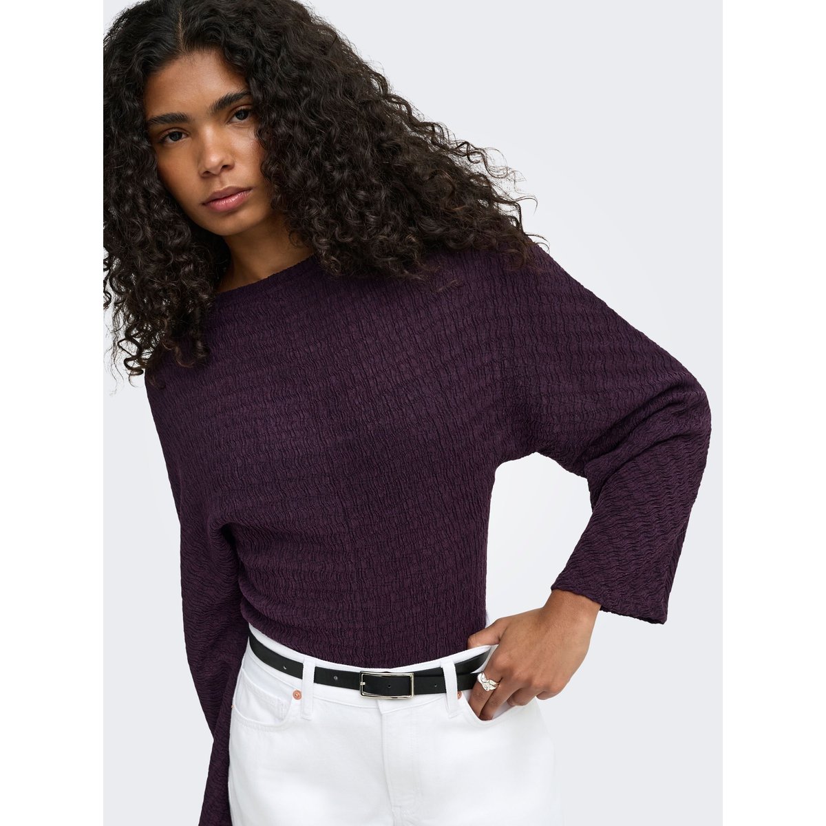 Top plum perfect, ONLY