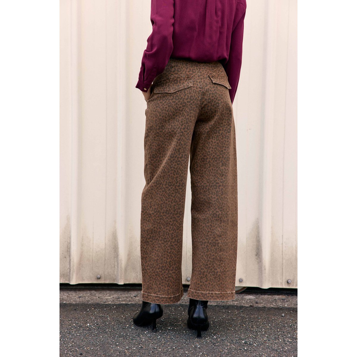 PANTALON imprimé animalier PELYAN 08-leopard, LA PETITE ETOILE