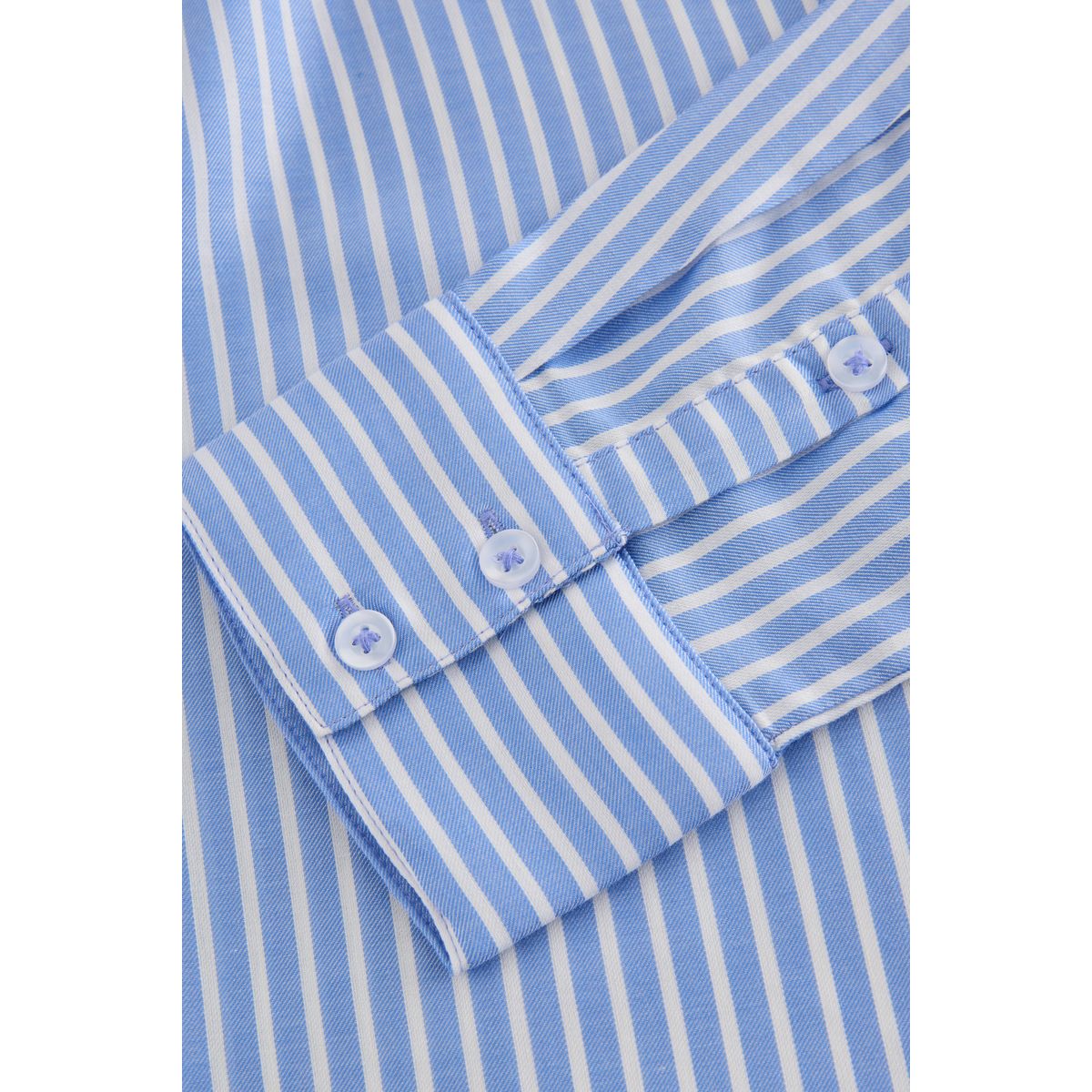 Chemise décontractée à manches longues rayures bleues, NEXT