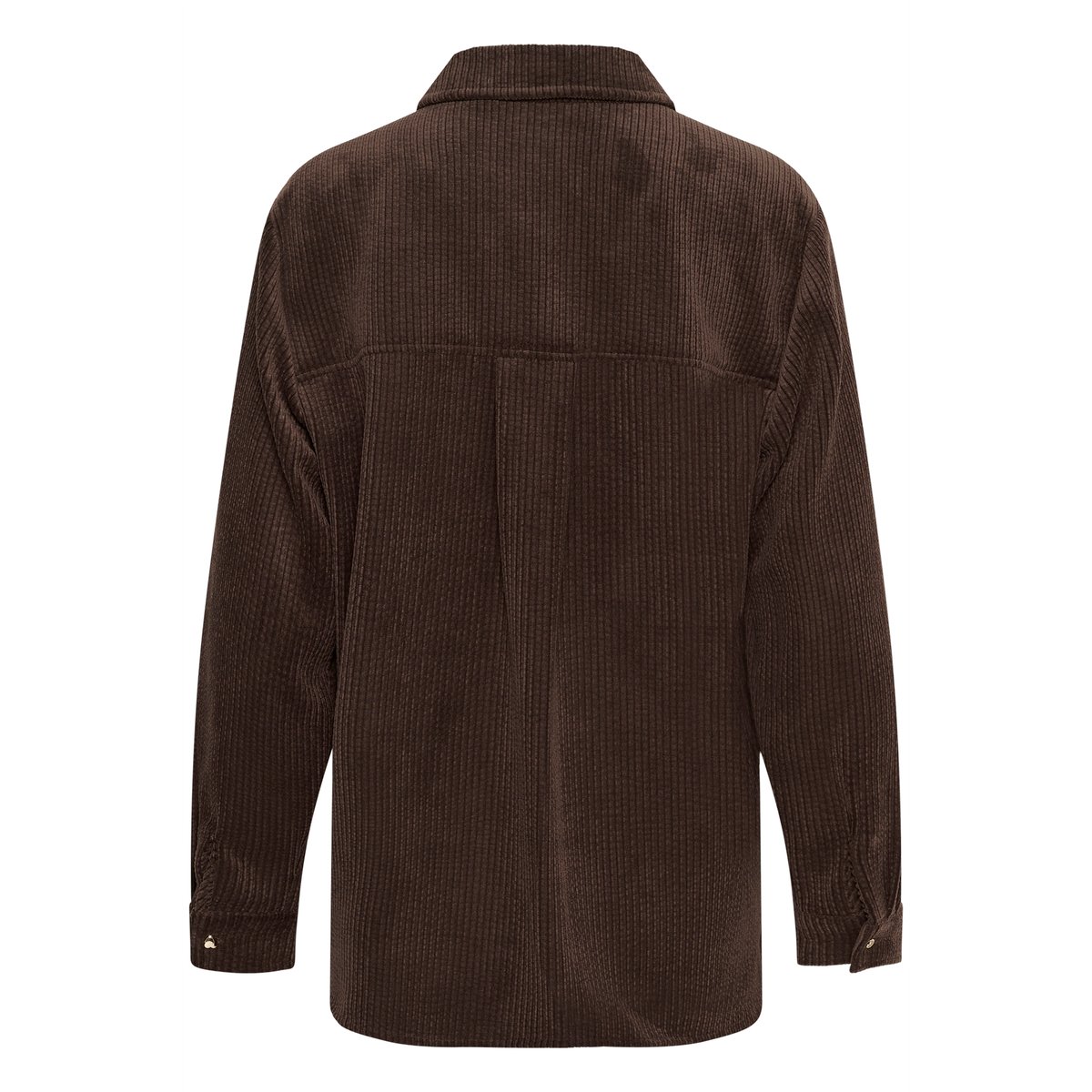 Chemise à manches longues marron coffee bean, CULTURE