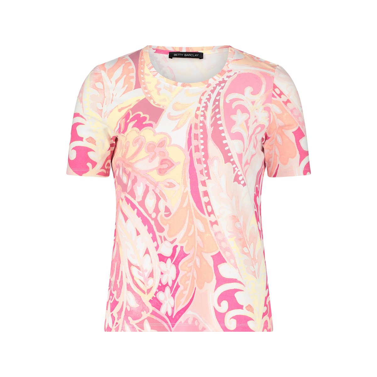 T-shirt basique à imprimé rosé/yellow, BETTY BARCLAY