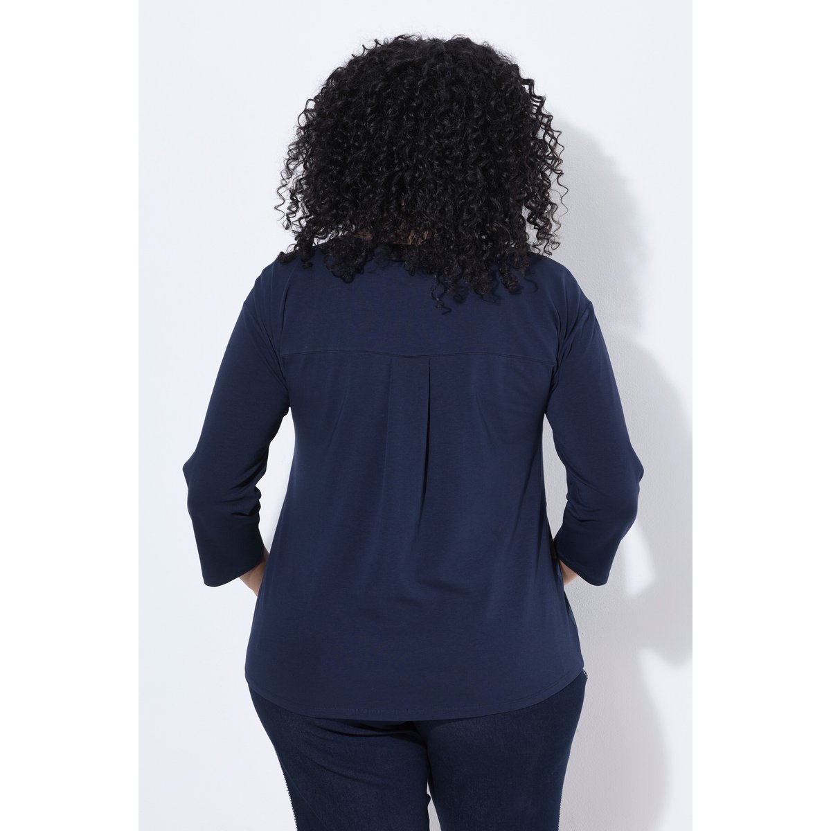 T-shirt oversize marine, ULLA POPKEN