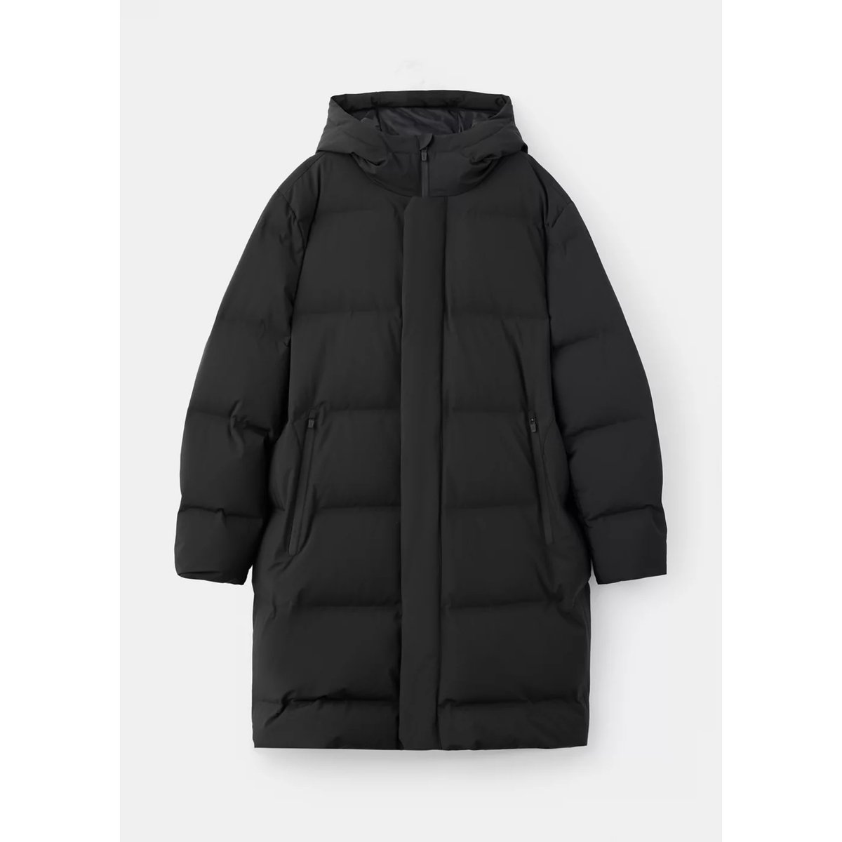Anorak matelassé rembourré de duvet, déperlant noir, MANGO MAN