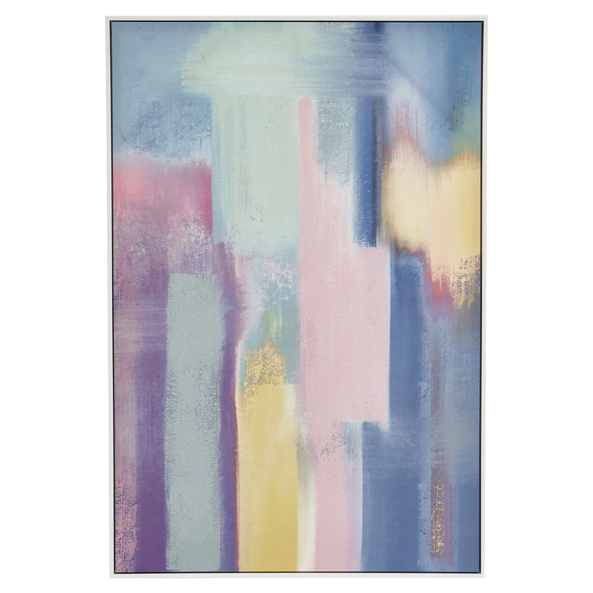 123 x 83cm Water Colour Effect Wall Art white, SO'HOME