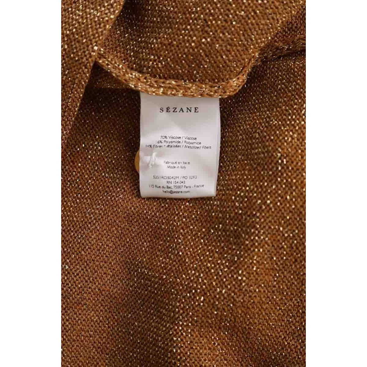 Robe - Très Bon État doré, SEZANE