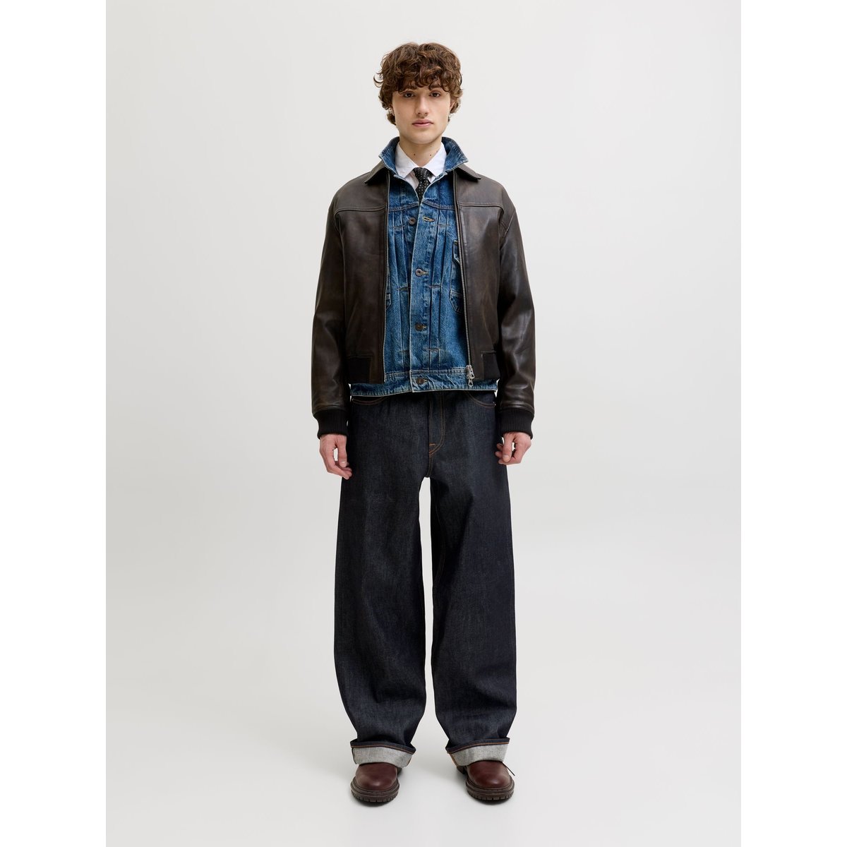Jean À Coupe Wide blue denim, JACK & JONES