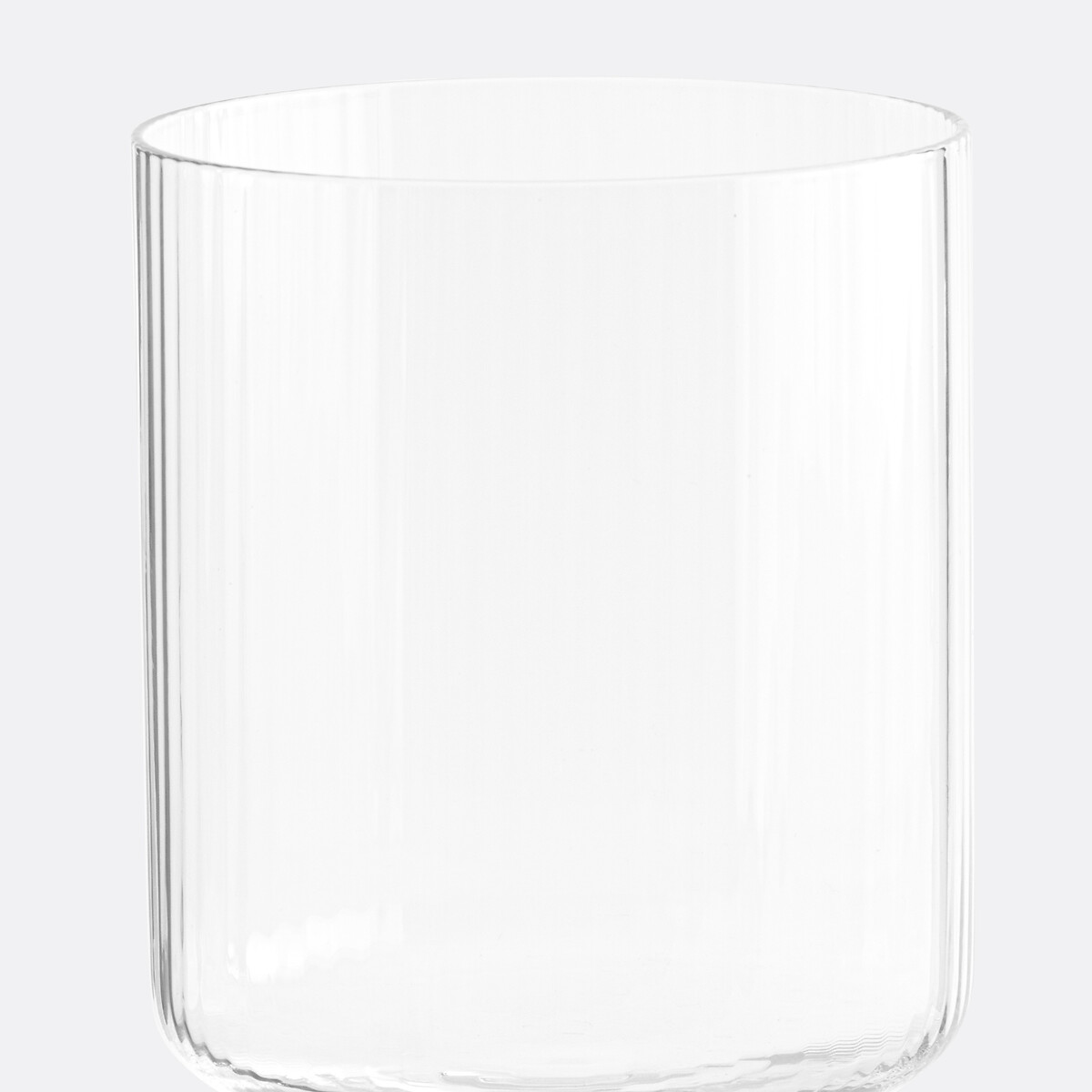 Lot de 6 verres à vin en verre strié, Stria transparent, LA REDOUTE INTERIEURS