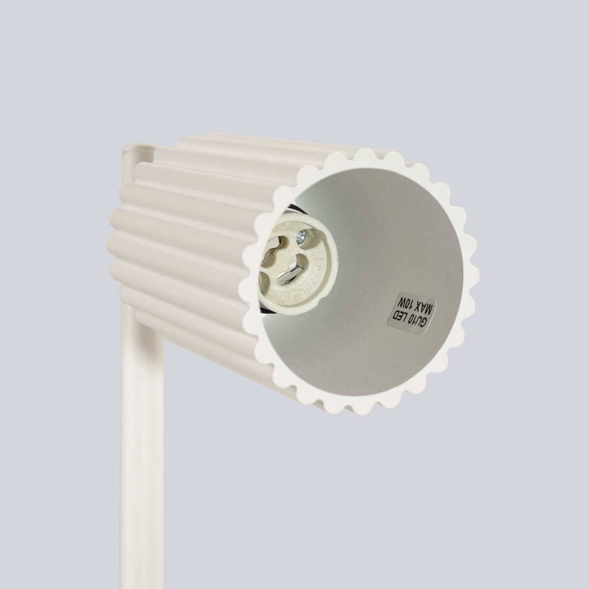 Lampe à poser Aluminium Beige GU10 1 Karbon beige, EDEN