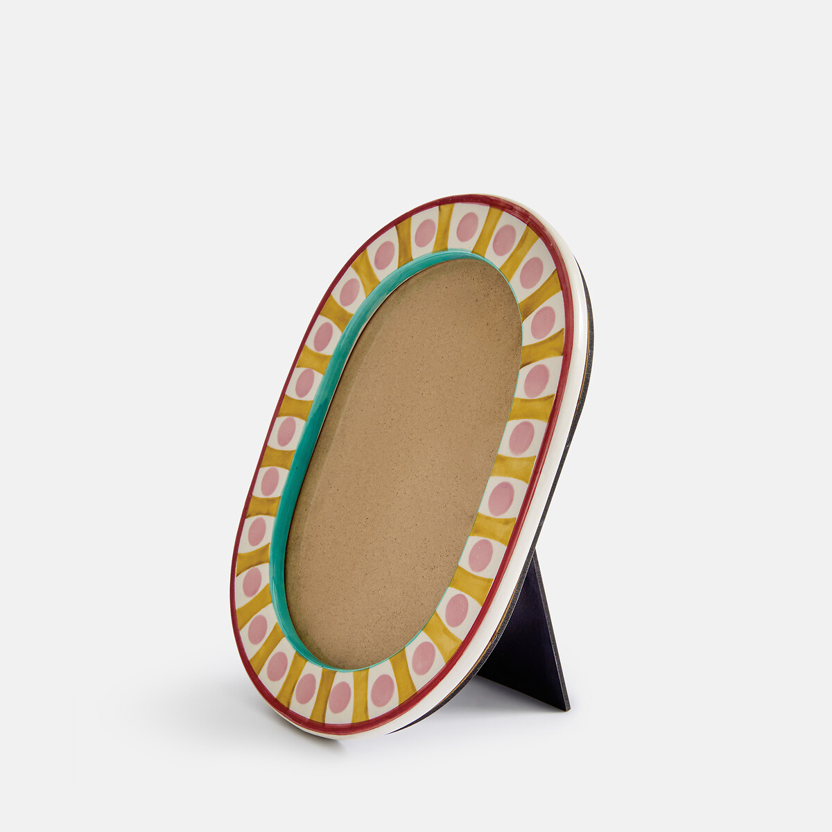 Cornice ovale per foto, in ceramica, 17 x 22 cm, VLADA multicolore, LA REDOUTE INTERIEURS