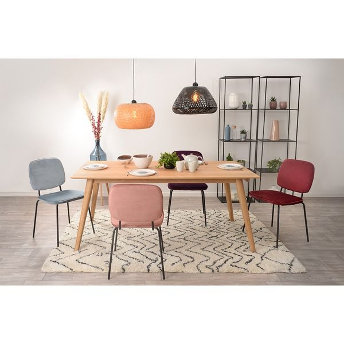 Etagère 4 niveaux noir, ZAGO