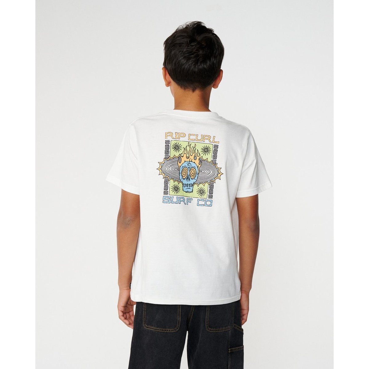 T-shirt enfant New COSMIC Skull os, RIP CURL
