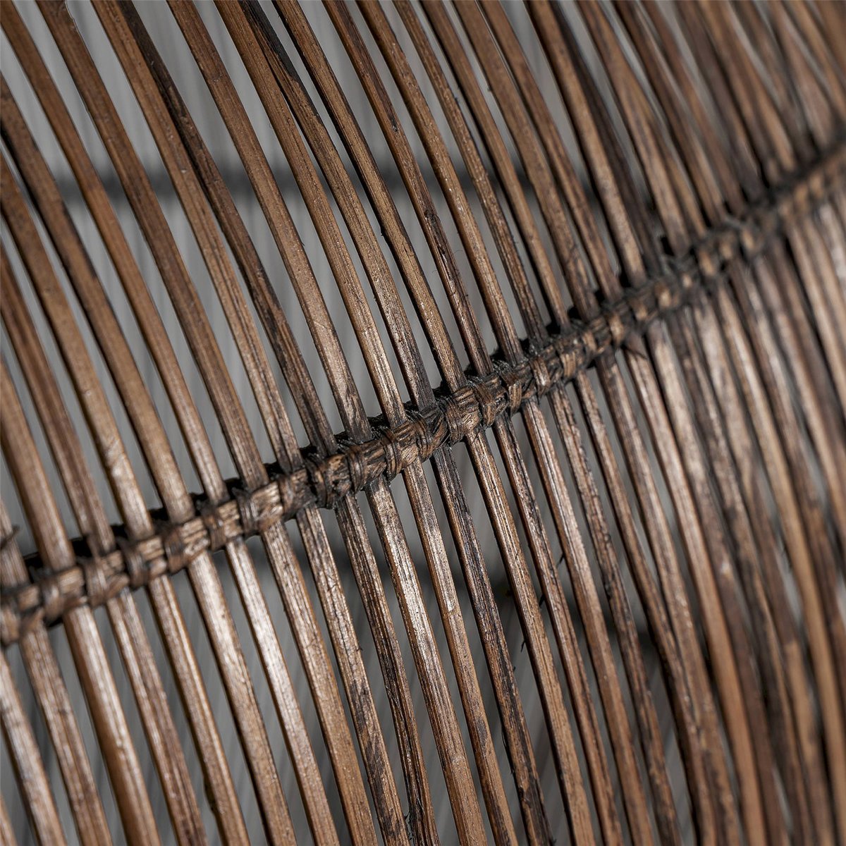 Suspension en bambou style bohème marron et noir, RECOLLECTION
