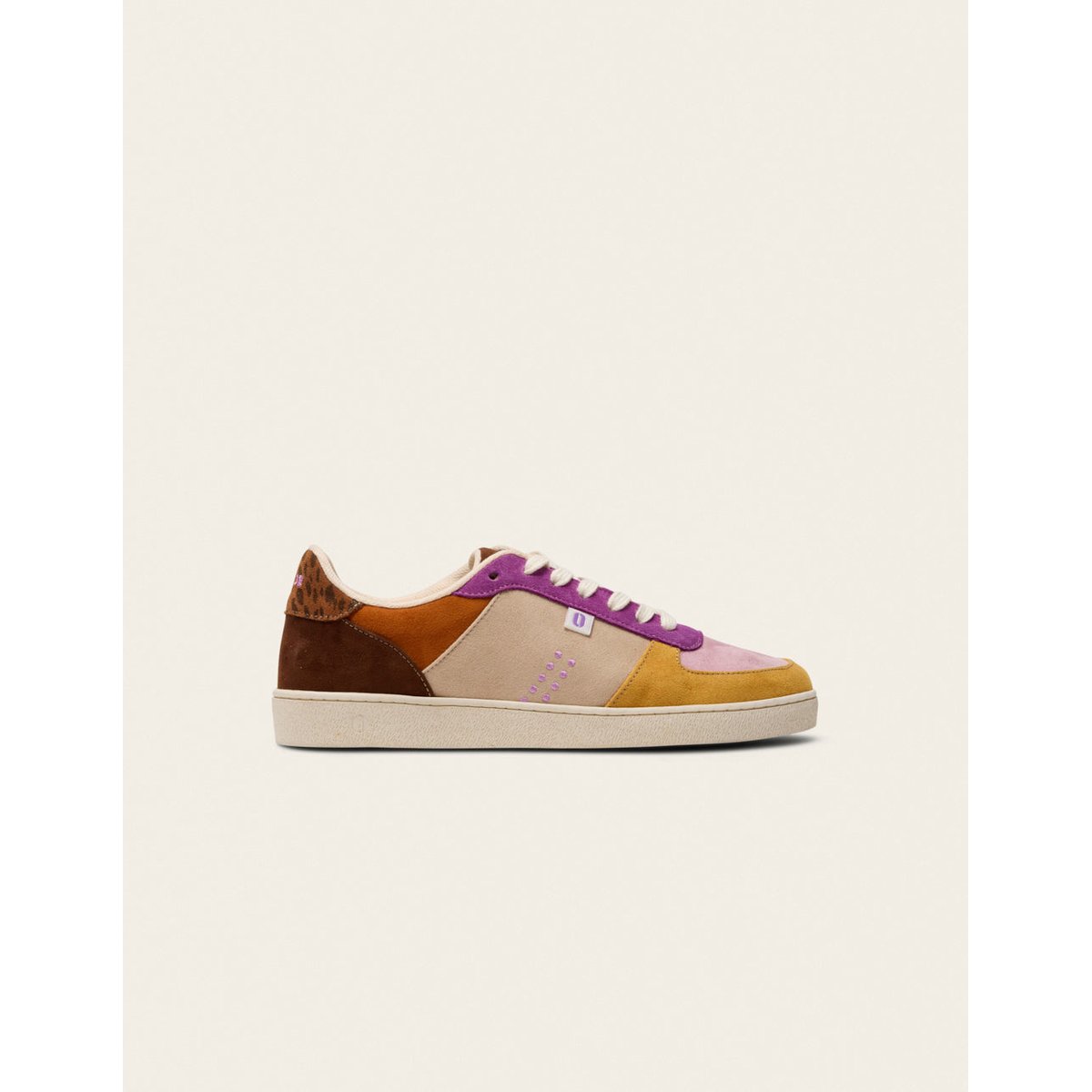 Baskets MARIE ocre lilas violet, ODAJE