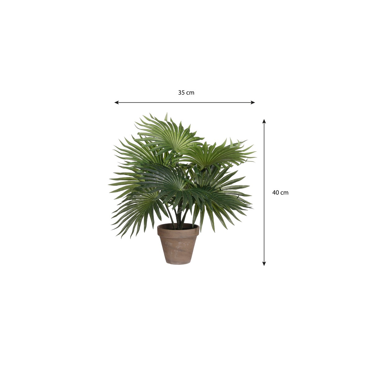Plante artificielle PALM vert, MICA DECORATIONS