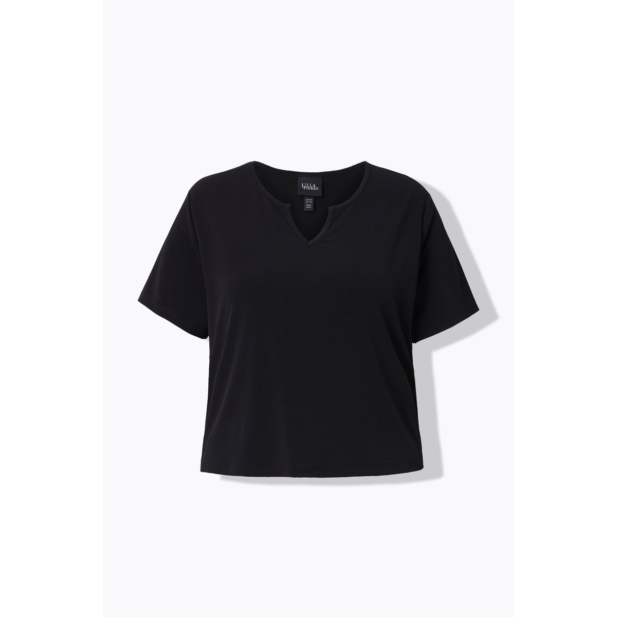 T-shirt long noir, ULLA POPKEN