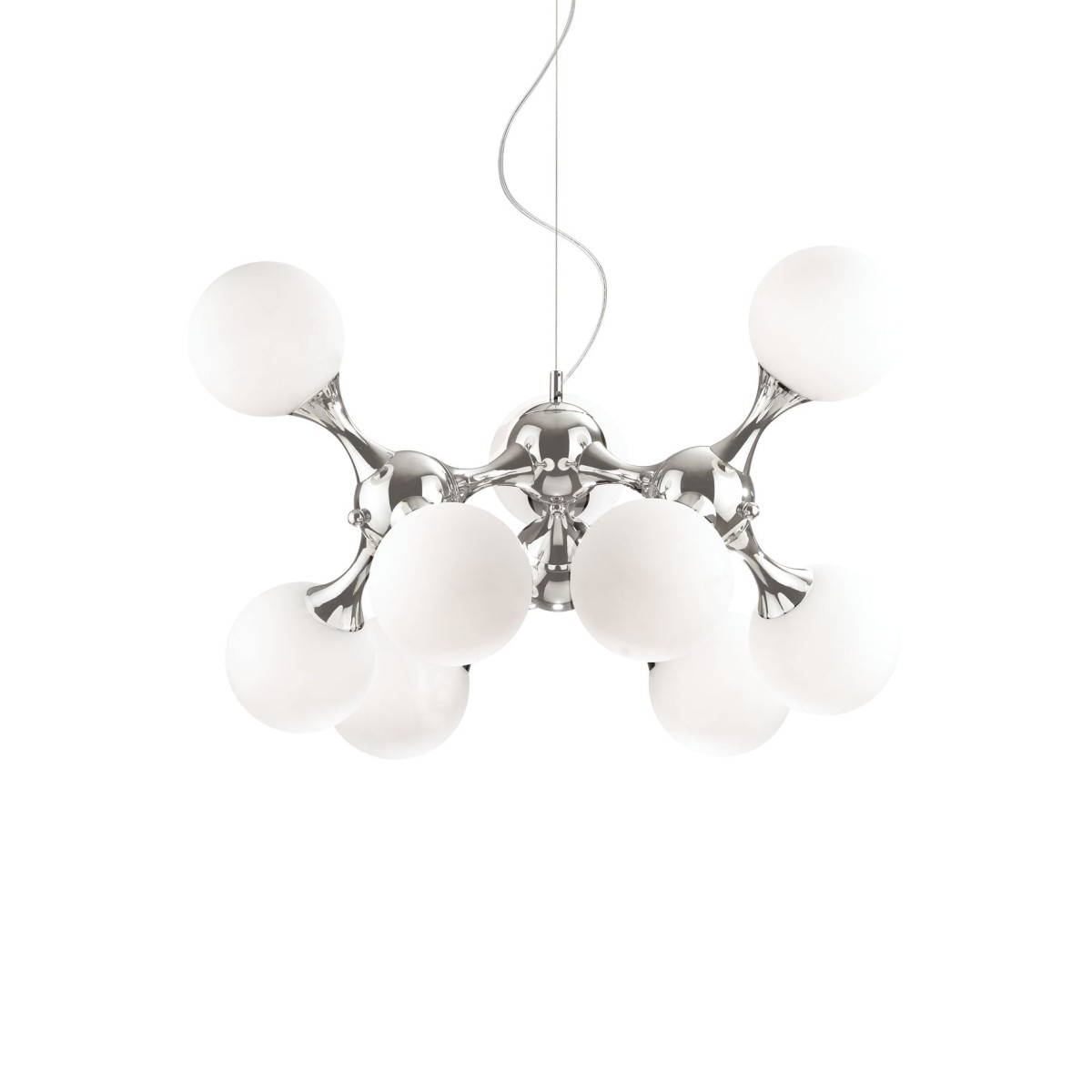 Suspension    NODI argenté, IDEAL LUX