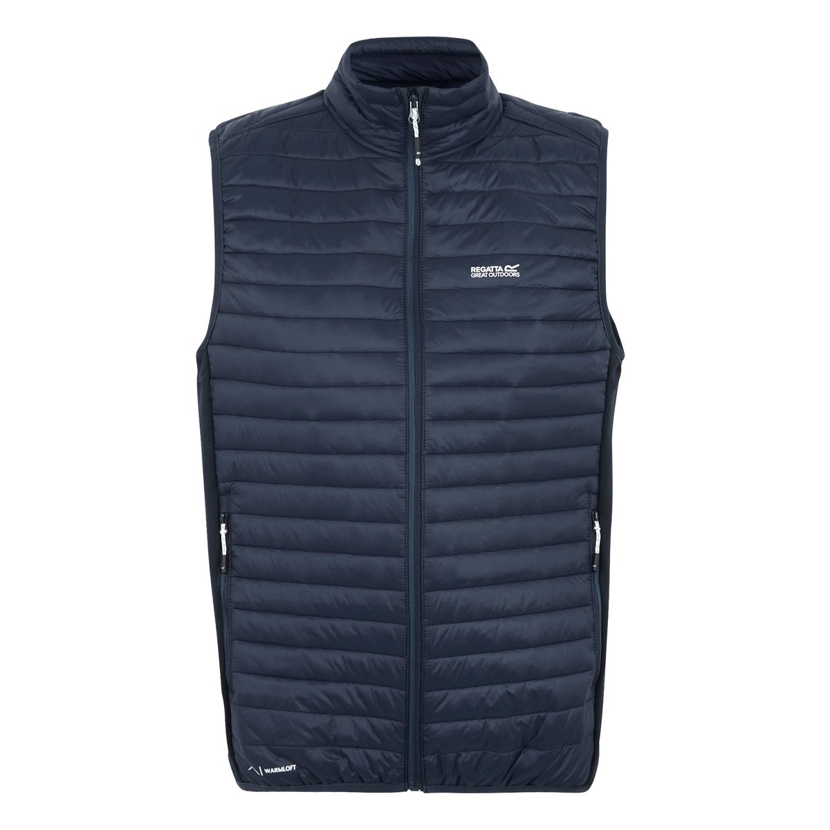 Veste hybride matelassée col montant ANDRESON bleu marine, REGATTA