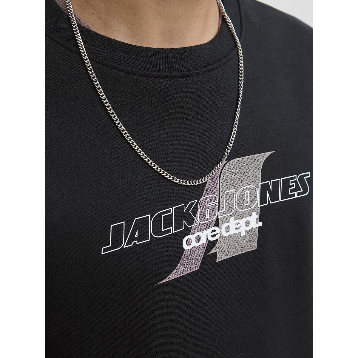 Sweat col rond noir, JACK & JONES