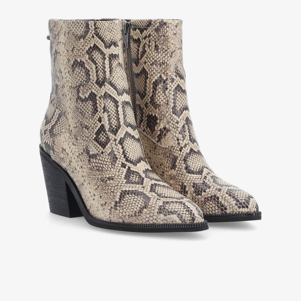Leonie Zip Boots - Beige beige, SCHMOOVE