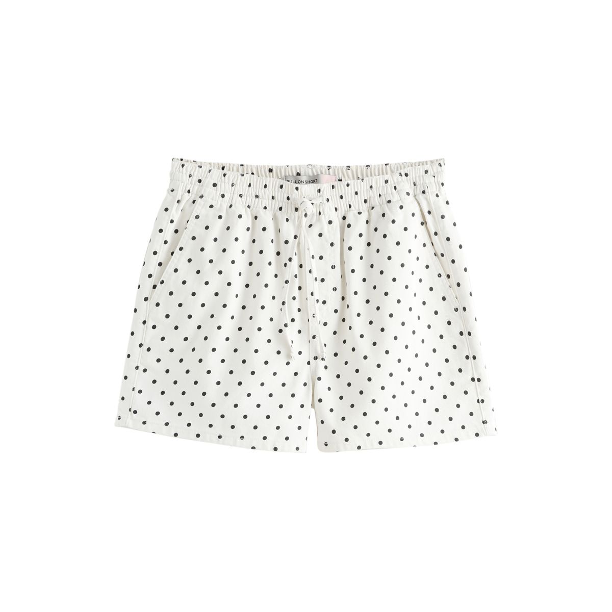 Mini short avec cordon de serrage pois blancs et noirs, NEXT