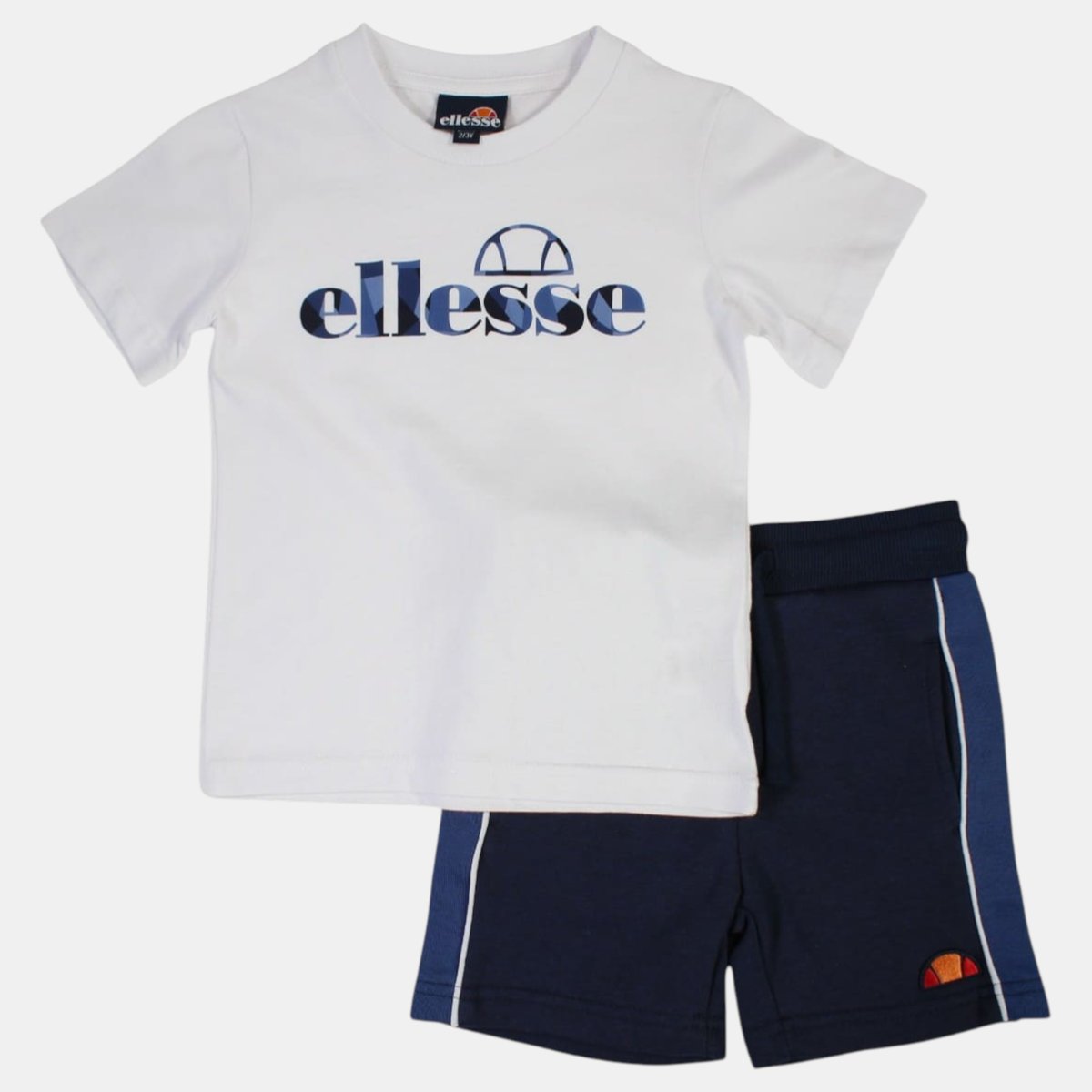 Lot de 2 t-shirts manches courtes et short RÉCRÉ bleu marine, ELLESSE