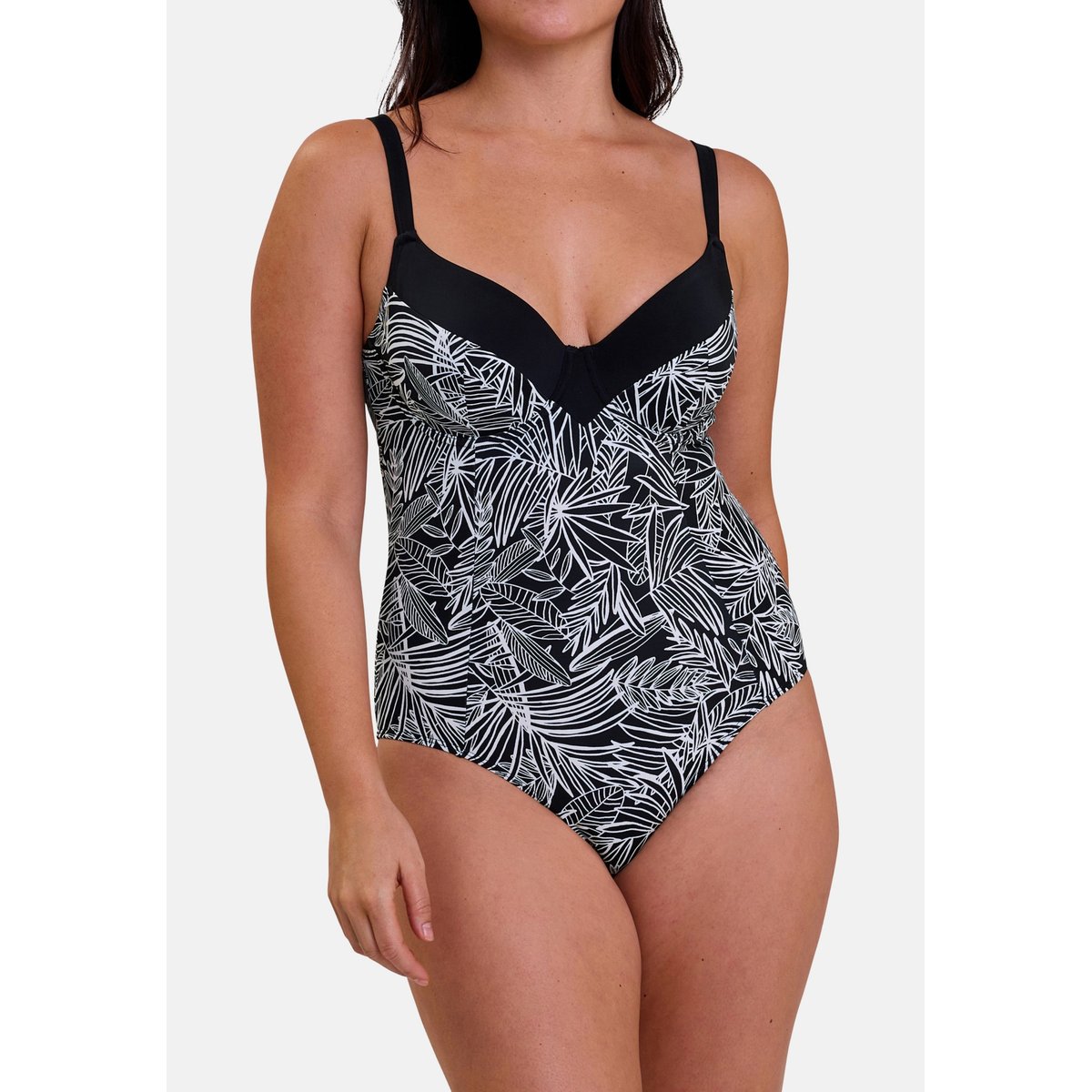 Maillot de bain une pièce SEYCHELLES imprimé graphique, SANS COMPLEXE