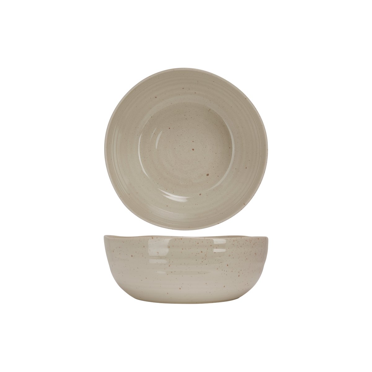 Lot de 4 Bols à soupe en grès, AMUSE quartz, COSY&TRENDY