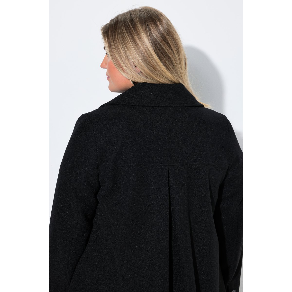 Manteau aspect laine noir, ULLA POPKEN