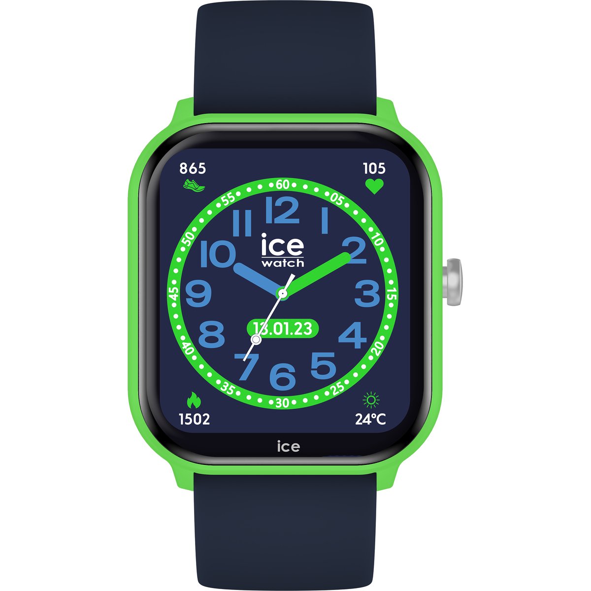Montre connectée ICE SMART 2.0 vert bleu, ICE-WATCH