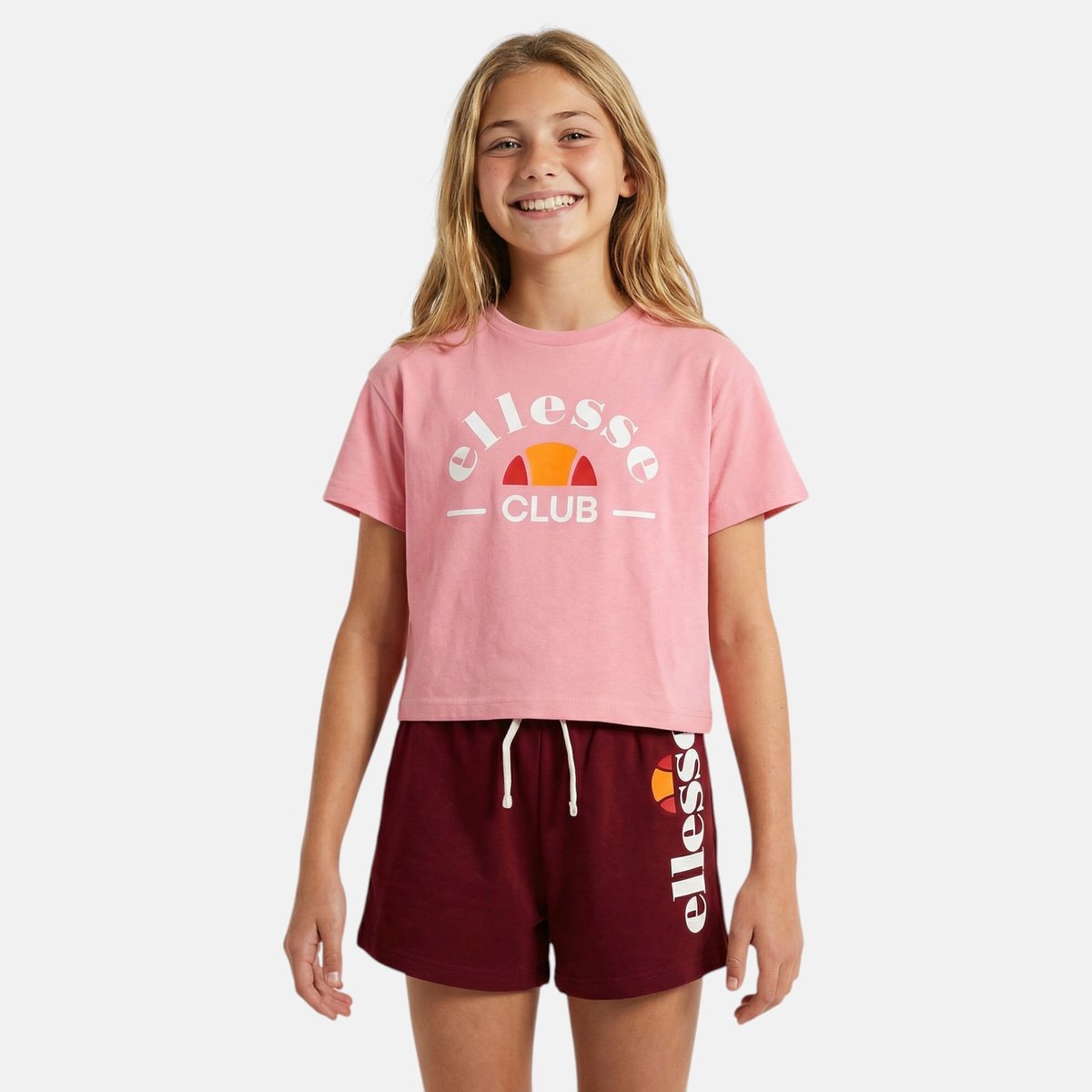 Lot de 2 t-shirts manches courtes et short MISS bordeaux, ELLESSE
