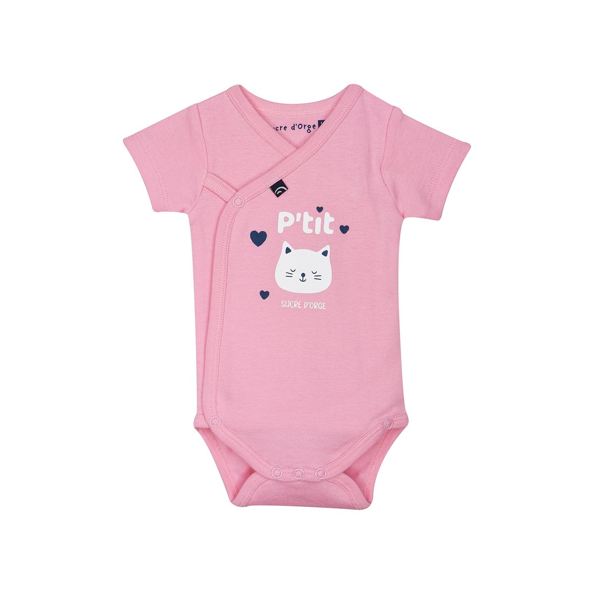 Lot de 2 bodies holly ouverture devant naissance rose, SUCRE D'ORGE