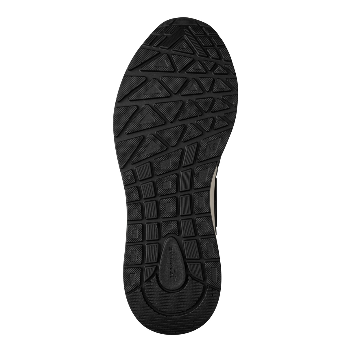 Basket à talon noir combiné, TAMARIS
