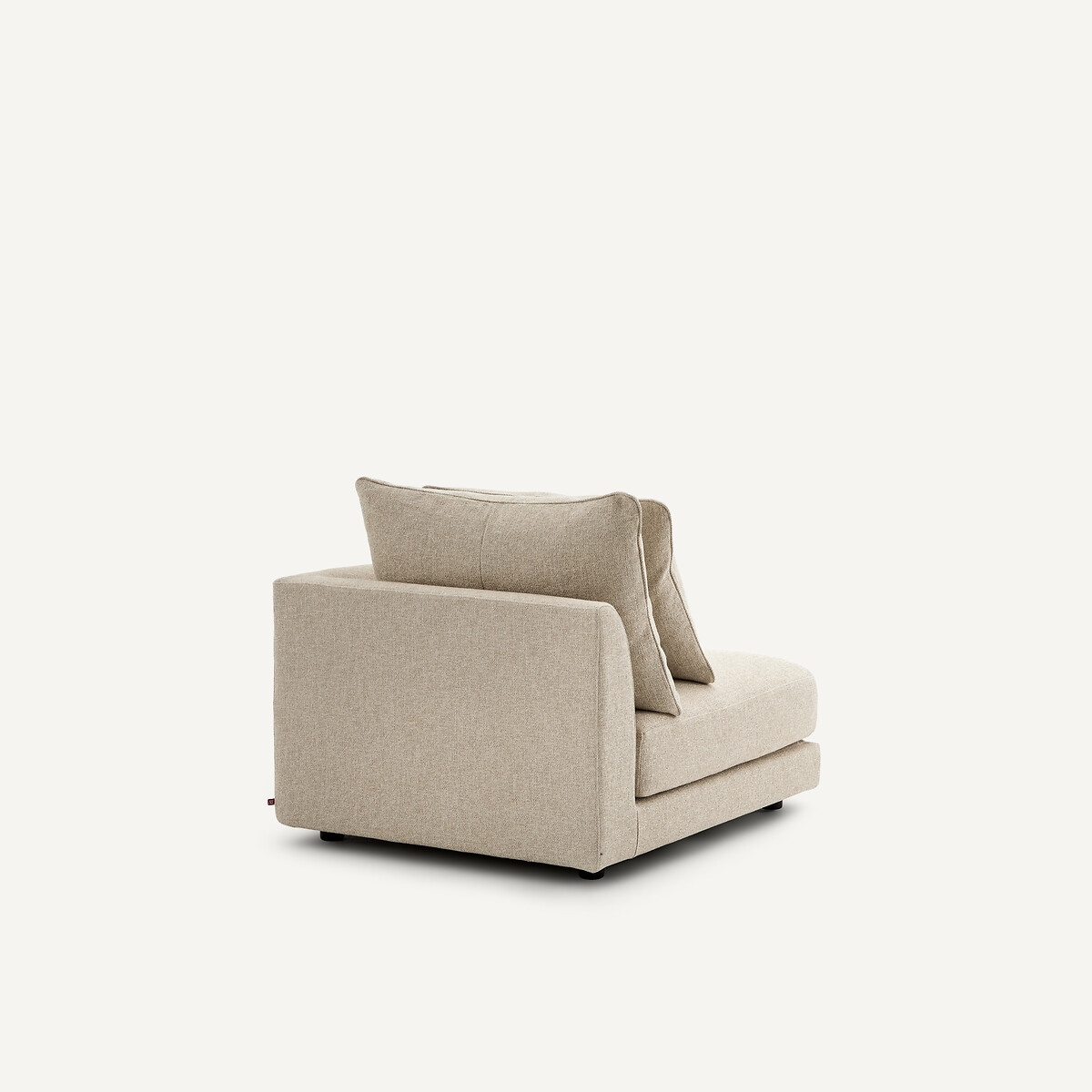 Rechtes Halbsofa, modular, aus Baumwollmischgewebe, TIBERIO ecru, AM.PM