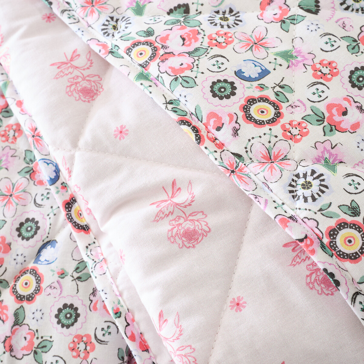 Pearly Queen Ditsy Cotton Quilted Bedspread pink, CATH KIDSTON
