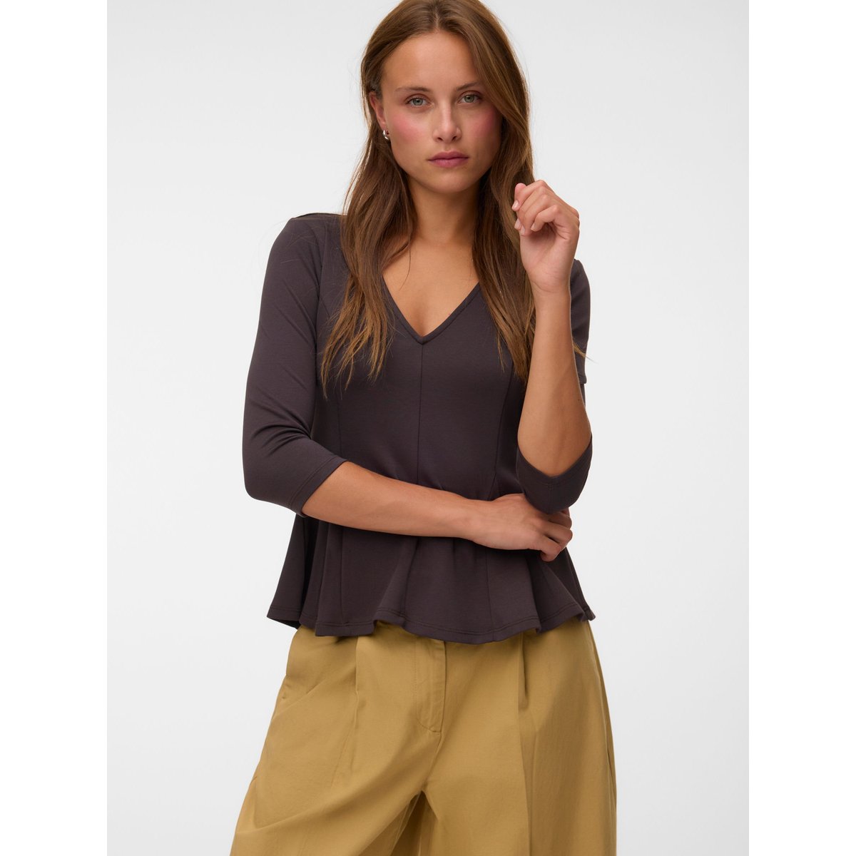 Top marron - chocolate torte 1, VERO MODA