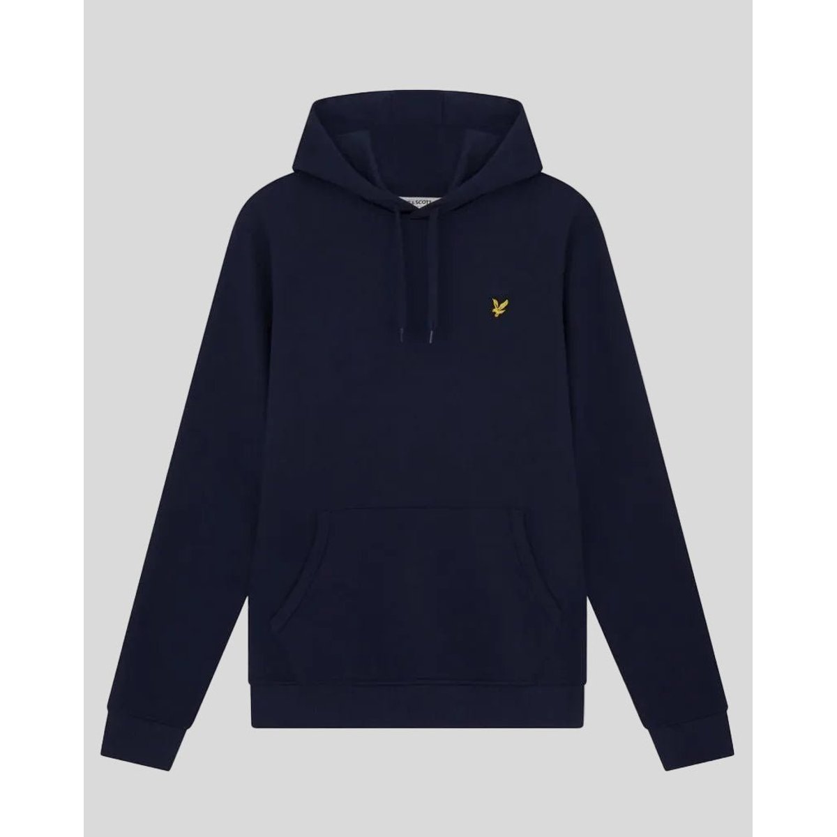 Sweat à capuche en coton loopback bleu foncé marine, LYLE & SCOTT