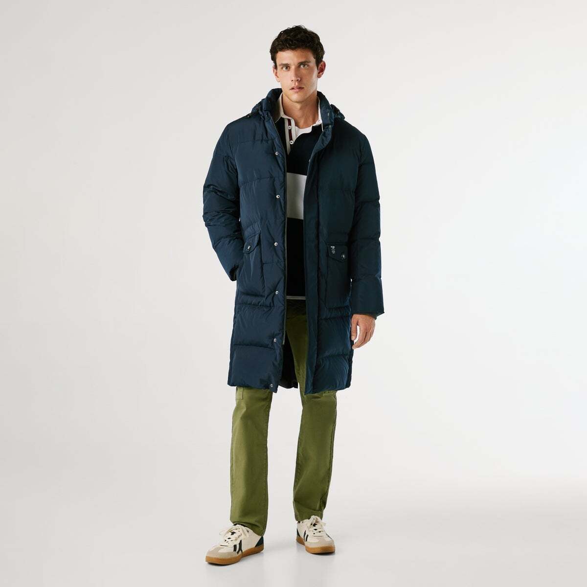 Parka Longue Matelassée bleu, PEPE JEANS