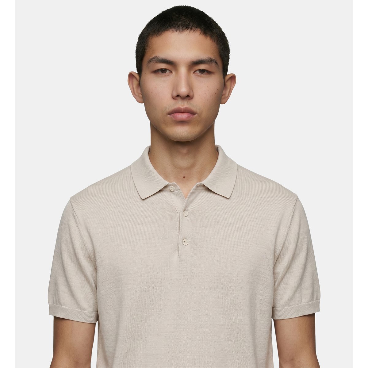 Polo polonit maille écru, GALERIES LAFAYETTE