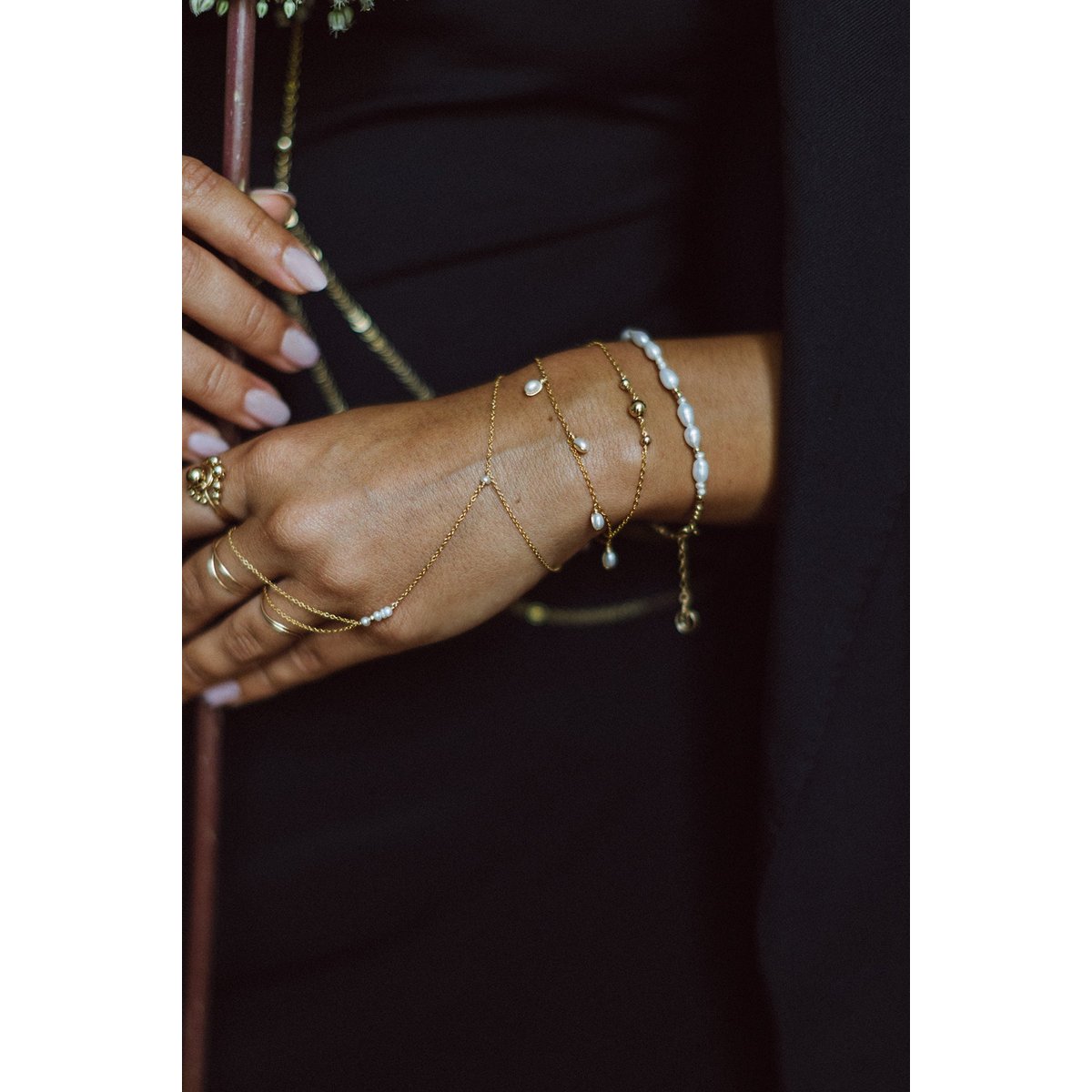 Bracelet Faraya - Perles de culture or / perles de culture, YAY PARIS