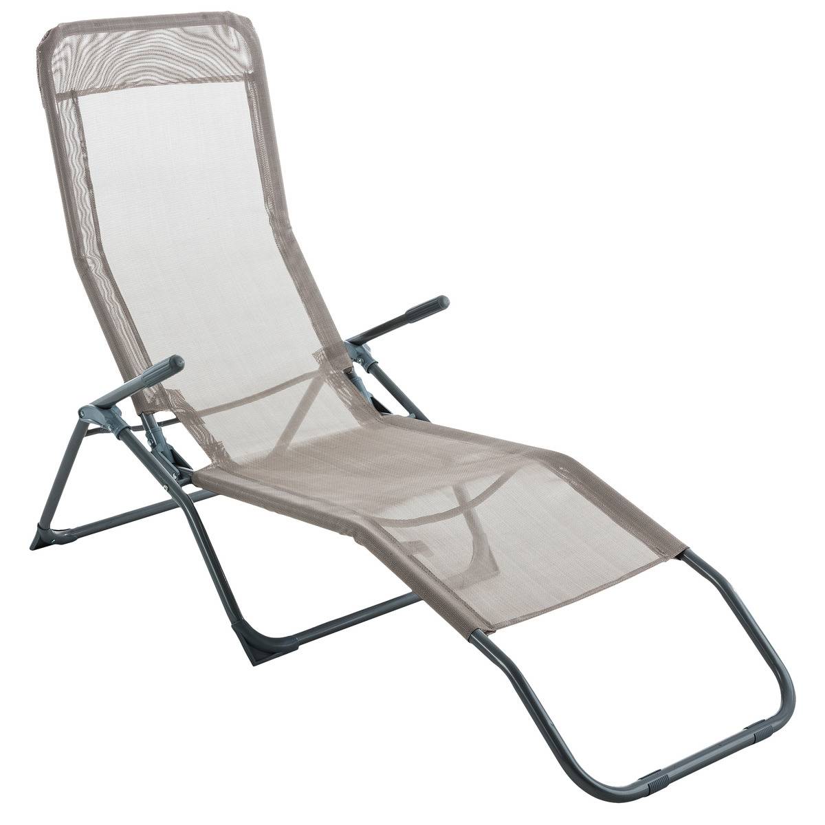 Transat de jardin SIESTA taupe, 5FIVE SIMPLY SMART