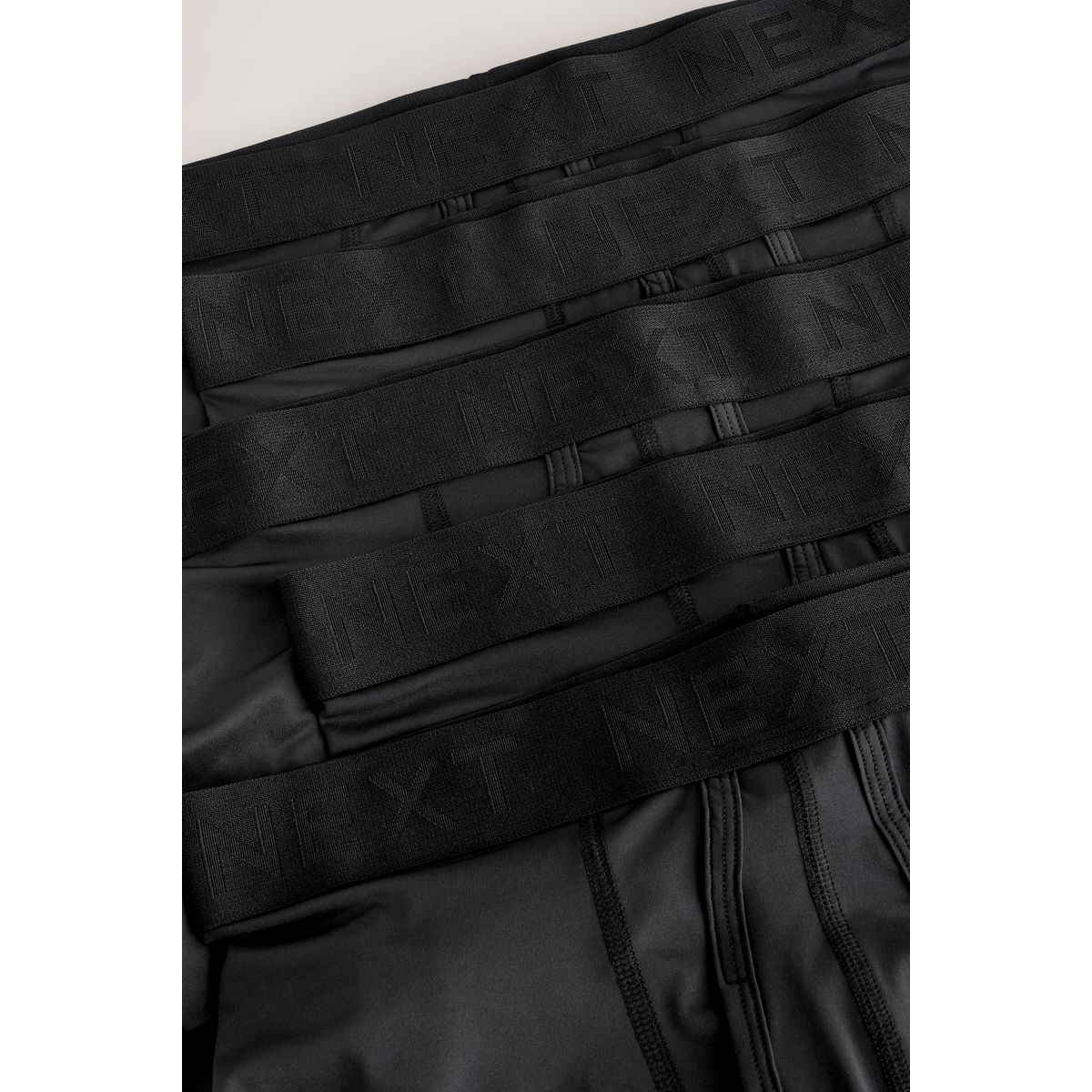 Boxer avec ouverture sur le devant en coton motionflex noir, NEXT