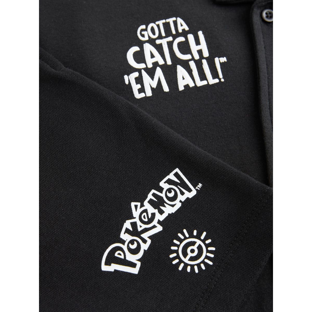 Ensemble haut et short pokemon noir, NEXT