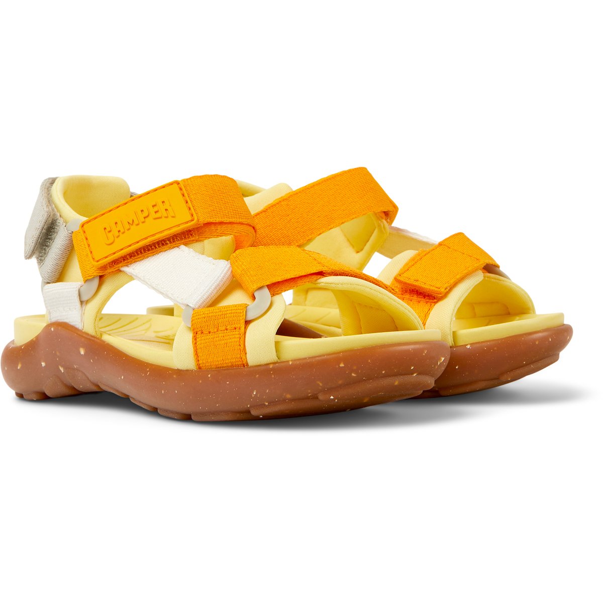 Sandales Wous orange / jaune, CAMPER
