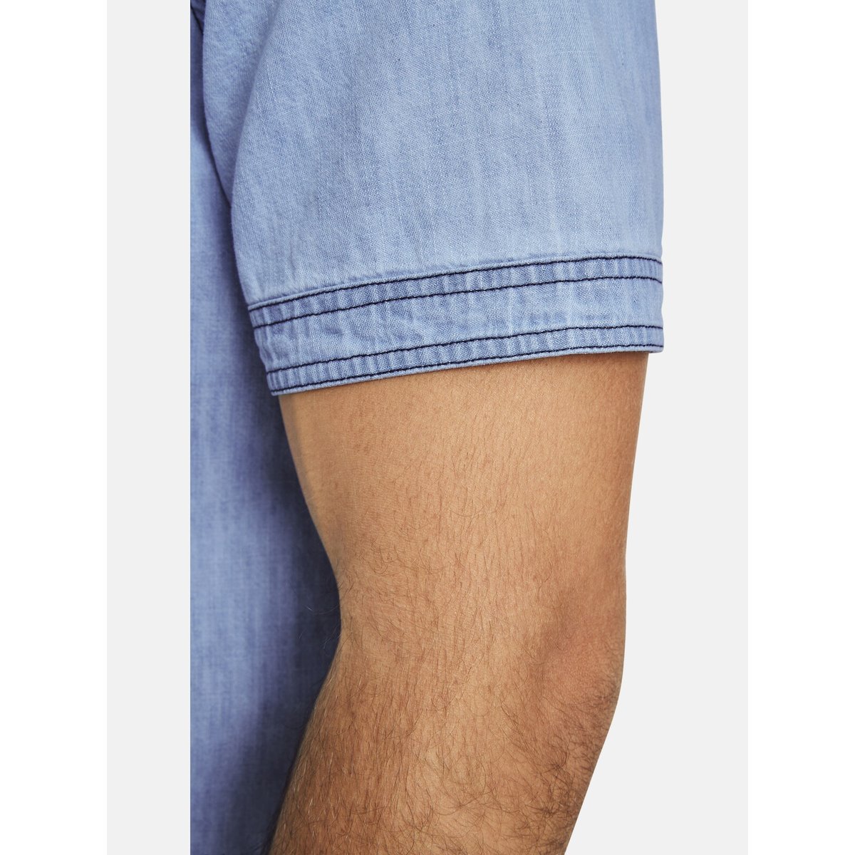 Chemise en jean LORENSIUS bleu clair, JAN VANDERSTORM