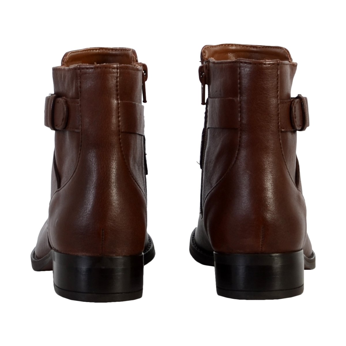 Bottine Cuir Hamble Buckle marron, CLARKS
