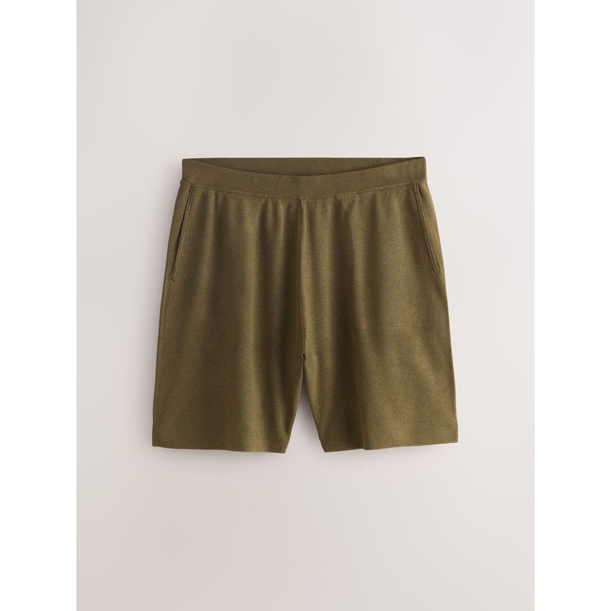 Ensemble chemise en maille et short, lot de 2 vert/naturel, NEXT