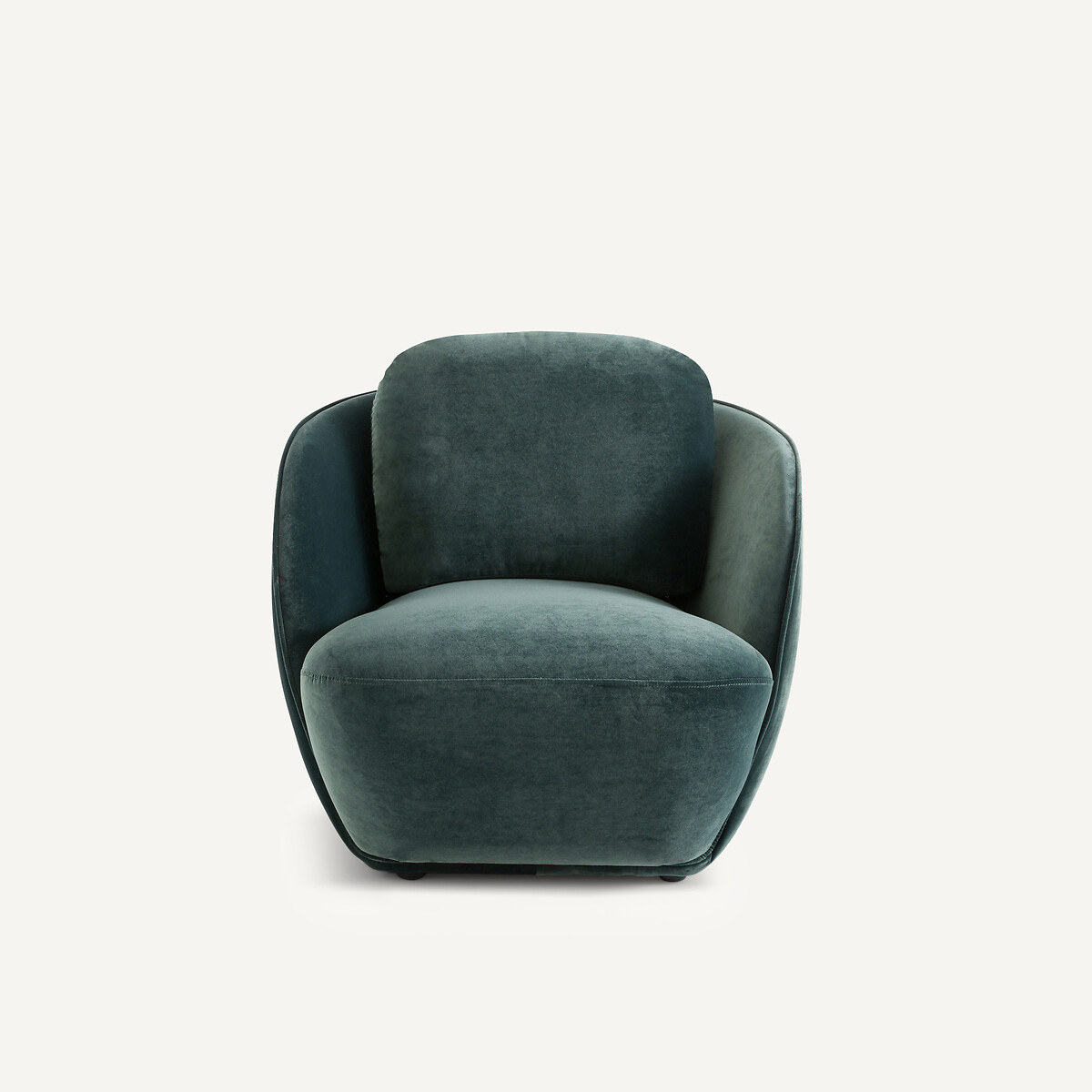 Fauteuil boule velours, Alpine vert cèdre, AM.PM
