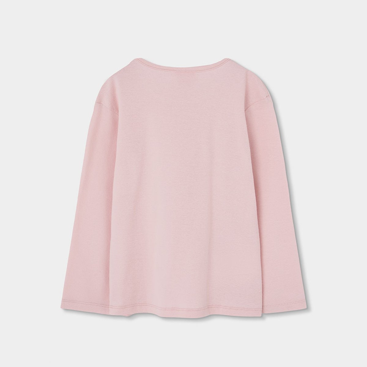 Pyjama en maille fille à rayures avec broderie pink, BOBOLI