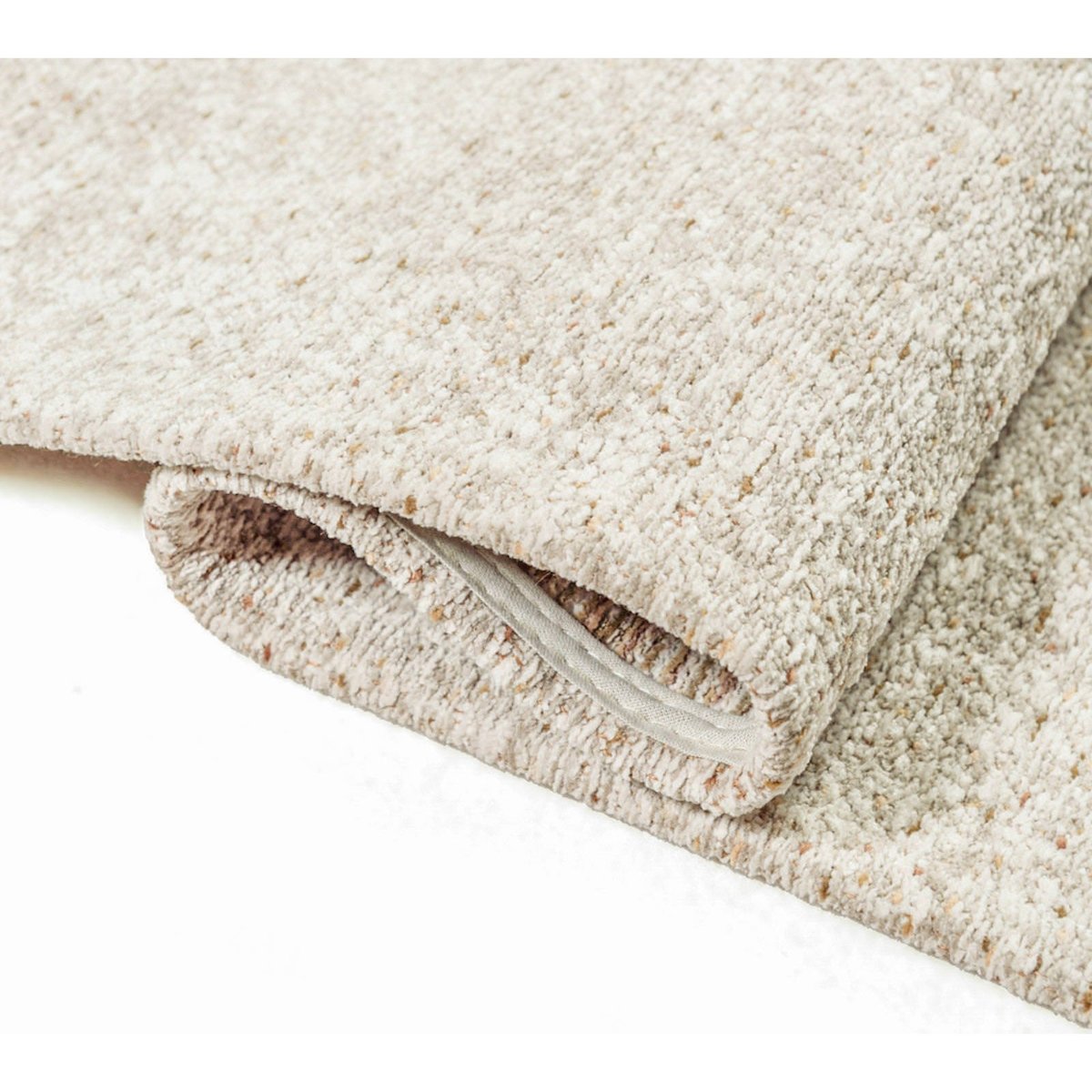 Tapis intérieur extérieur jacquard, MIST beige crème clair sableux, RECOLLECTION