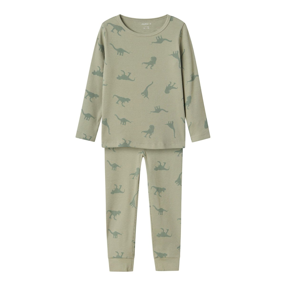 Pyjama À manches longues agave green, NAME IT